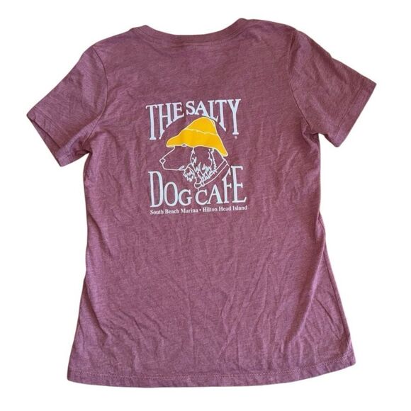 The Salty Dog Cafe Hilton Head Island, SC Graphic Destination V Neck Tee - Small - Picture 1 of 6